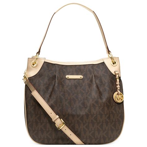 michael kors jet set shoulder bag brown|bandolera jet set Michael Kors.